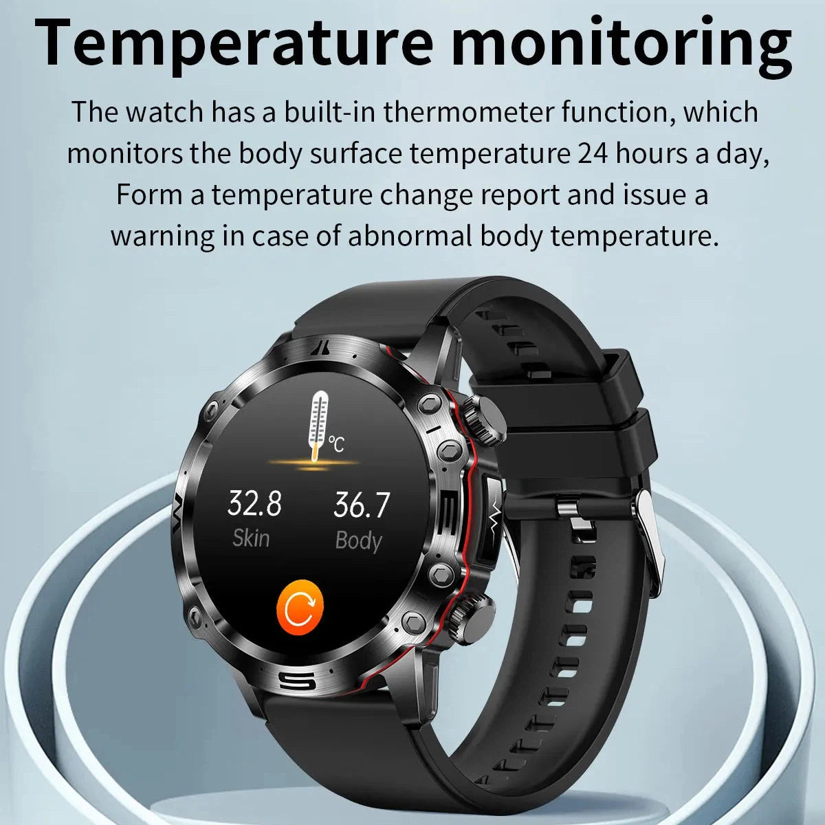 NORTH EDGE Health Elite Glucose Heart Smart Watch image 23