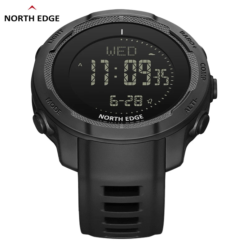 NORTH EDGE Tactical Vertico Carbon Fibre Watch Black image 1