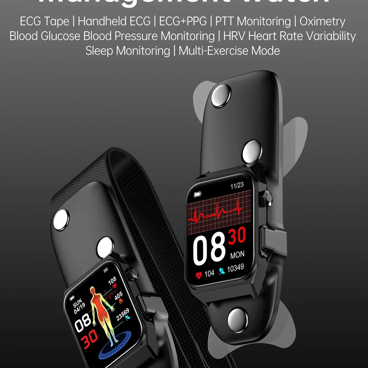 NORTH EDGE Health Plus Glucose Heart Smart Watch image 15