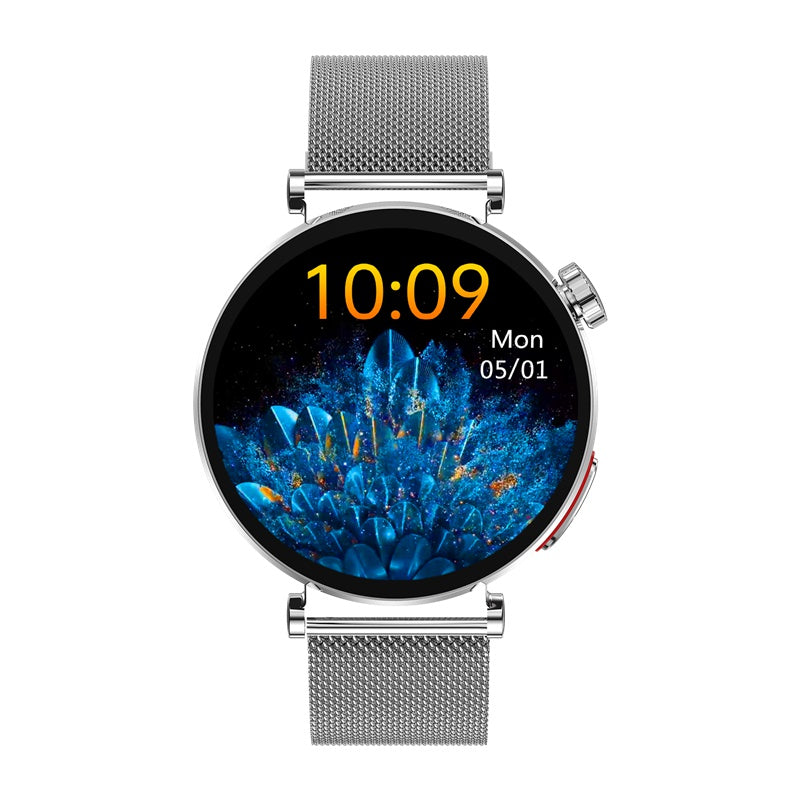 NORTH EDGE Women's Femme Glucose Health Fit Smart Watch - Steel Silver image