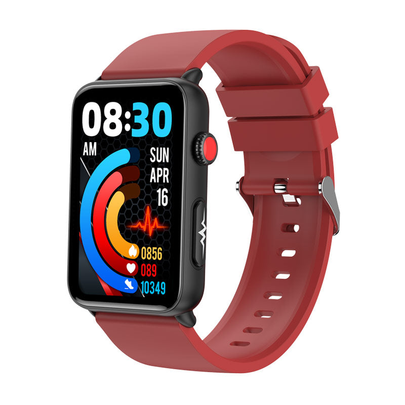 NORTH EDGE intelli Advance Bracelet Smart Watch Glucose ECG - Red image
