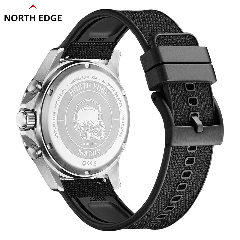 NORTH EDGE Tactical MACH 2 Solar Drive Watch image 2