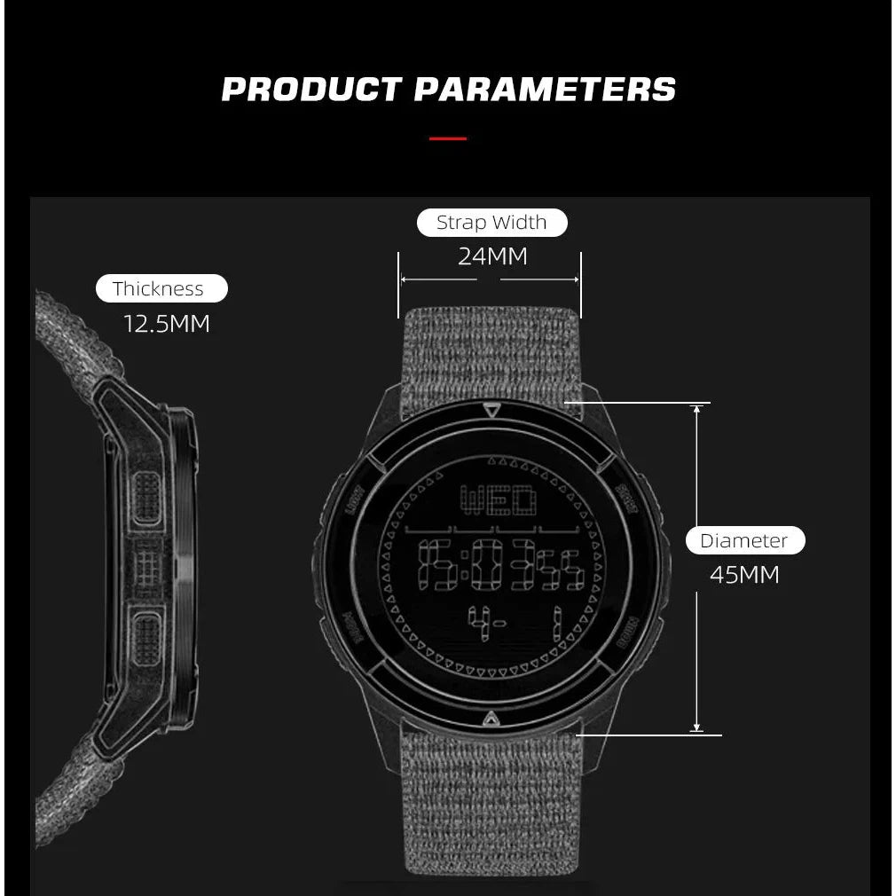NORTH EDGE Tactical Alps Watch Green Nylon image 12