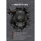NORTH EDGE Tactical Vertico Carbon Fibre Watch Black image 11