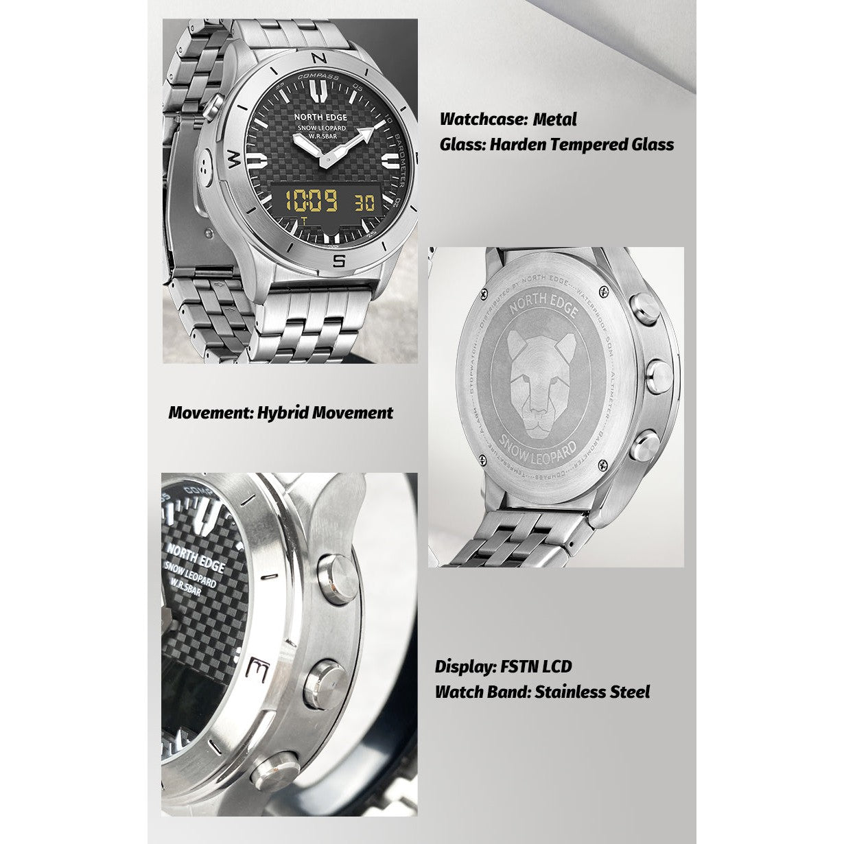 NORTH EDGE Tactical Snow Leopard Watch image 8