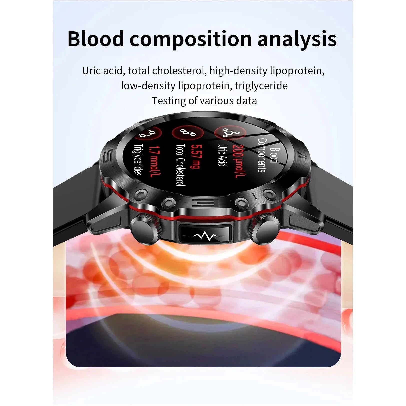 NORTH EDGE Health Elite Glucose Heart Smart Watch image 27