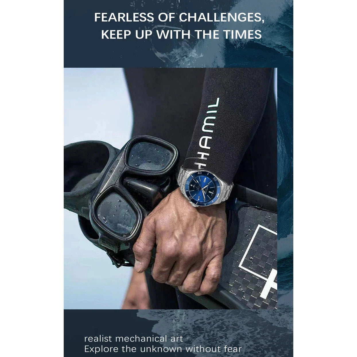 NORTH EDGE Tactical Anchor 100m Automatic Watch image 7