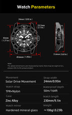 NORTH EDGE Tactical BLAZE Solar Powered Watch image 4
