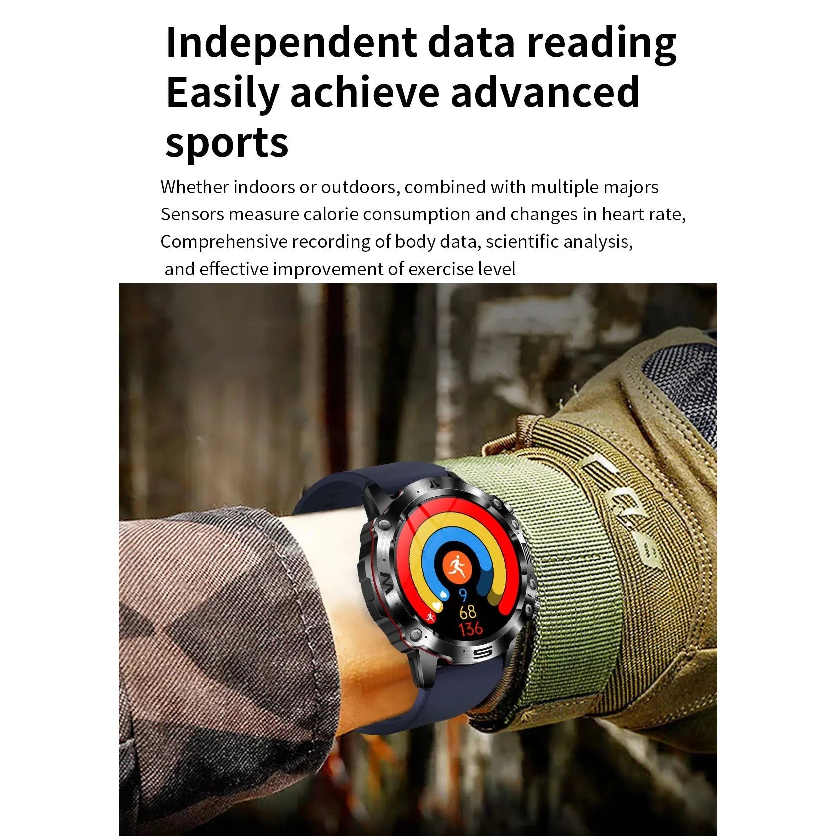 NORTH EDGE Health Elite Glucose Heart Smart Watch image 18