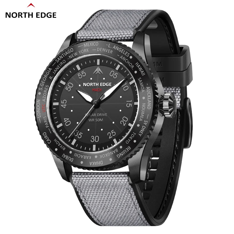 NORTH EDGE Tactical MACH Solar Drive Watch image 1