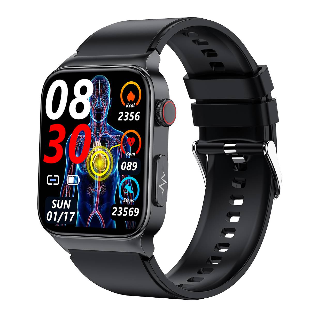 NORTH EDGE All-in-1 Health Plus 2.0 Smart Watch Glucose ECG image 1