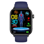 NORTH EDGE intelli Health Glucose Heart Smart Watch - Blue Silicone image