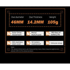 NORTH EDGE Tactical Evoque 2 Solar Drive Watch Orange image 9