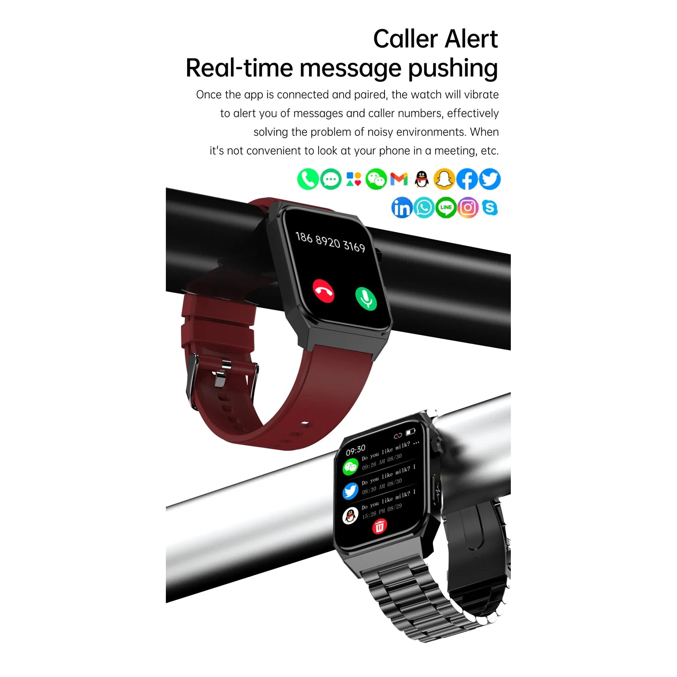 NORTH EDGE Health Plus Glucose Heart Smart Watch image 9