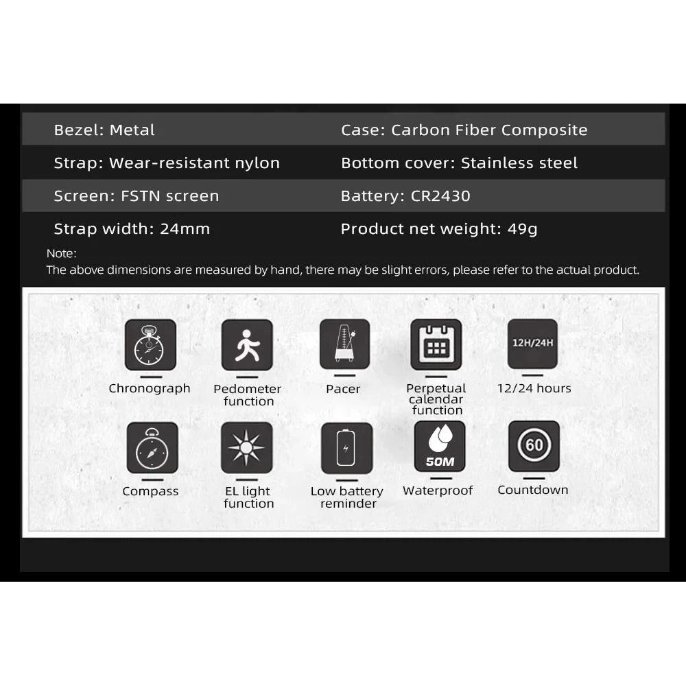 NORTH EDGE Tactical Alps Watch Black Nylon image 15