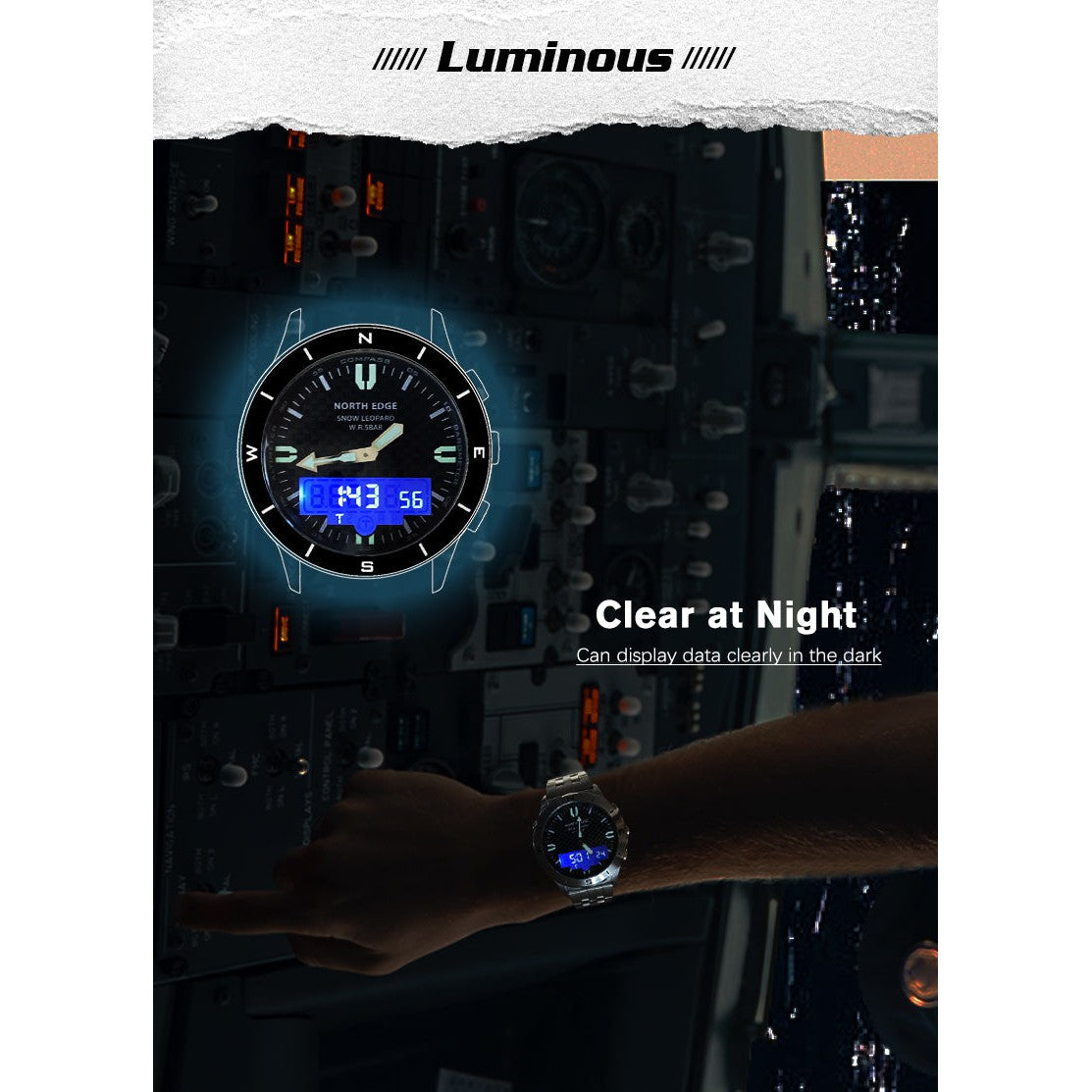 NORTH EDGE Tactical Snow Leopard Watch image 5