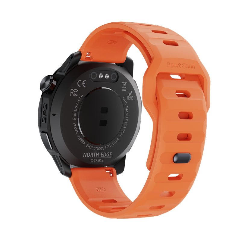 NORTH EDGE Tactical X-Trek 2 GPS Smart Watch Orange image 3