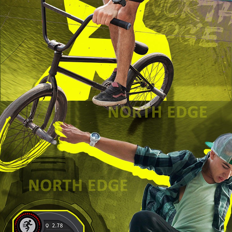 NORTH EDGE Tactical Mars 2 Smart Watch Blue image 4