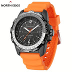 NORTH EDGE Tactical Evoque 2 Solar Drive Watch Orange image 2