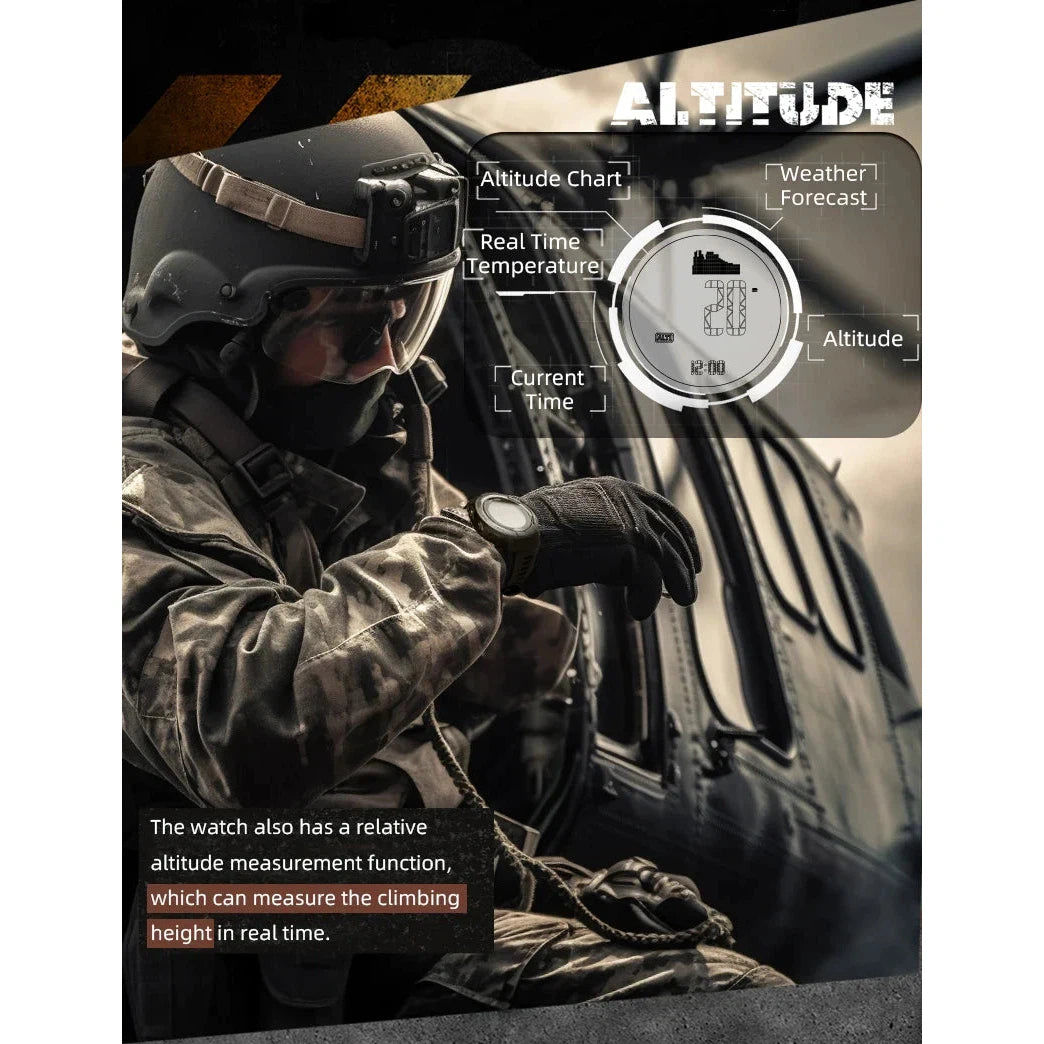 NORTH EDGE Tactical Vertico Carbon Fibre Watch Grey image 8