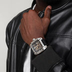 NORTH EDGE Tactical Space-X Automatic Watch Silver / Black image 12