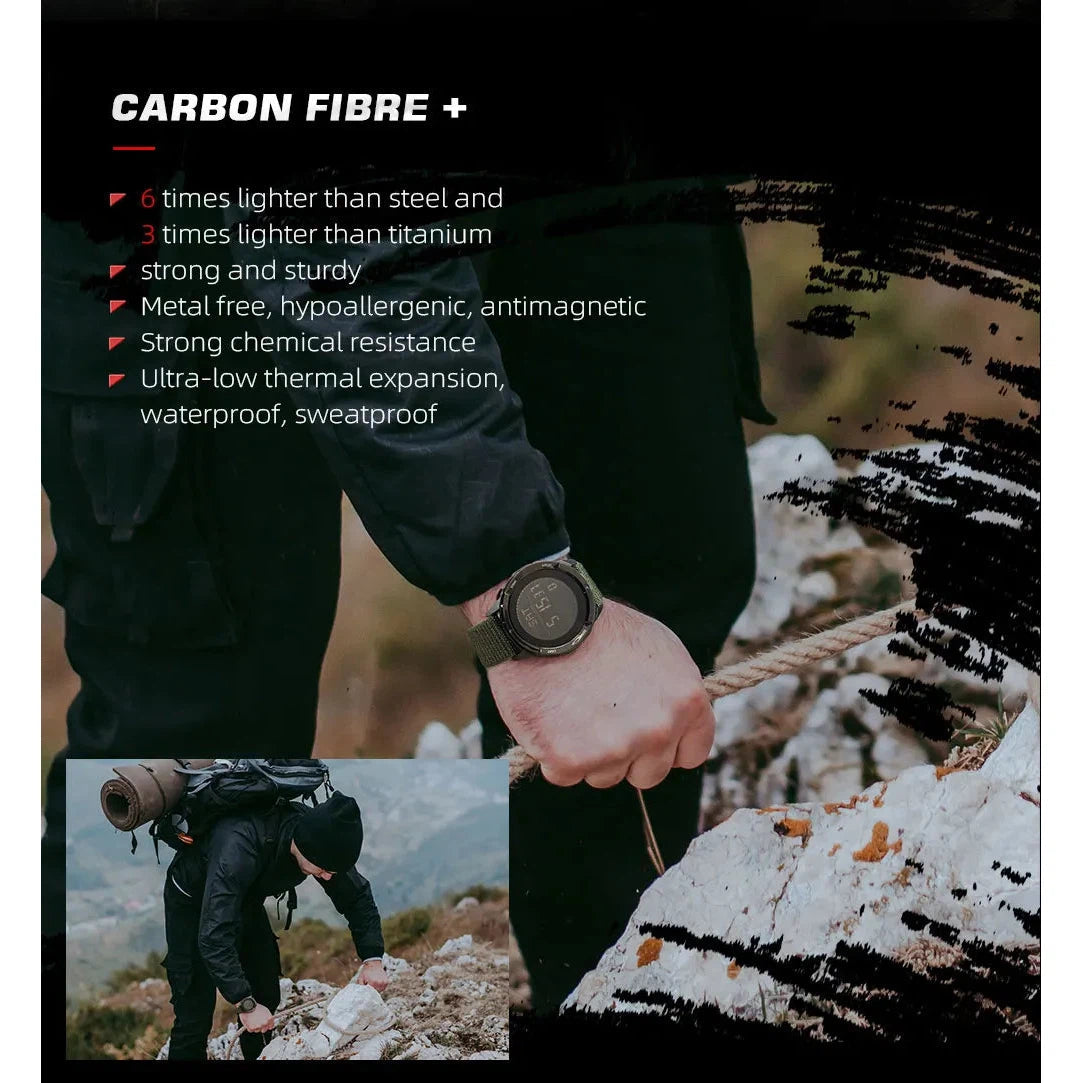 NORTH EDGE Tactical Alps Watch Black Nylon image 10