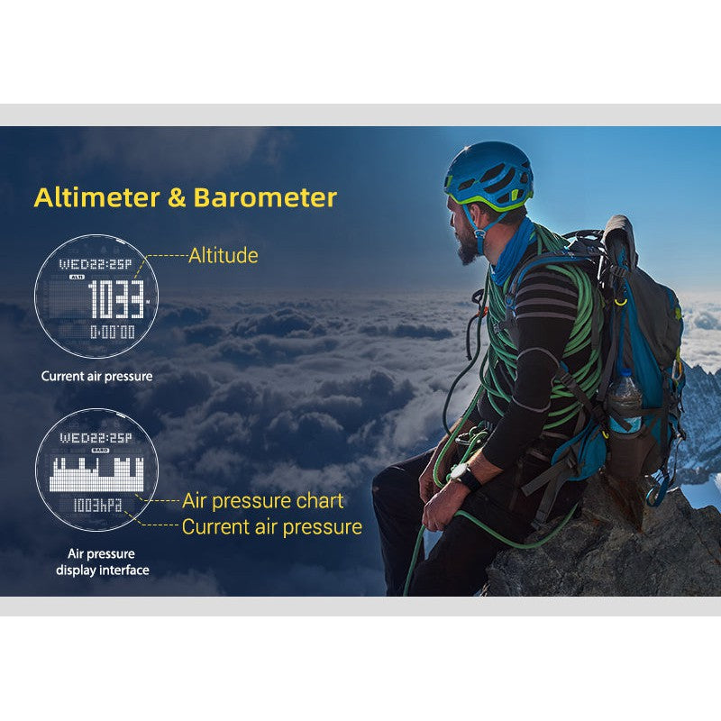 NORTH EDGE Tactical Aqua Scuba Dive Watch Black image 9