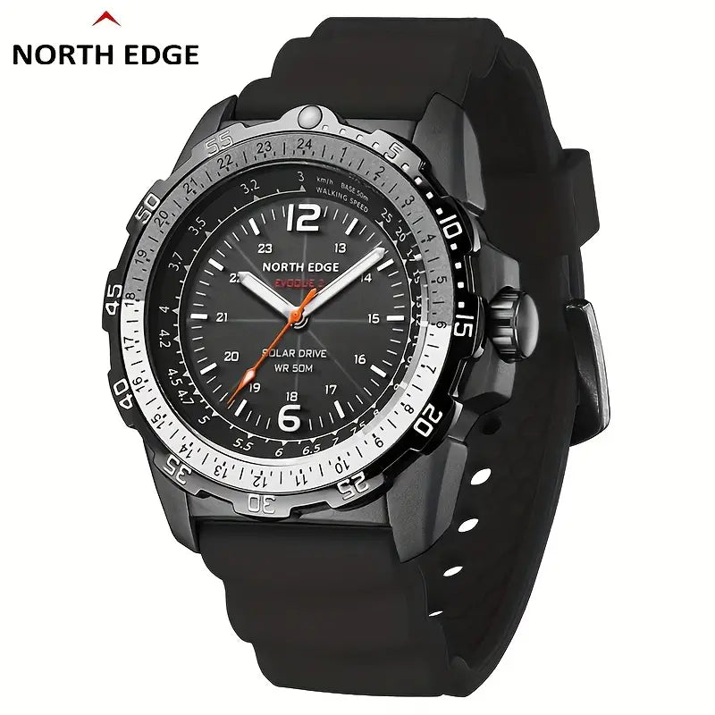 NORTH EDGE Tactical Evoque 2 Solar Drive Watch Black image 2