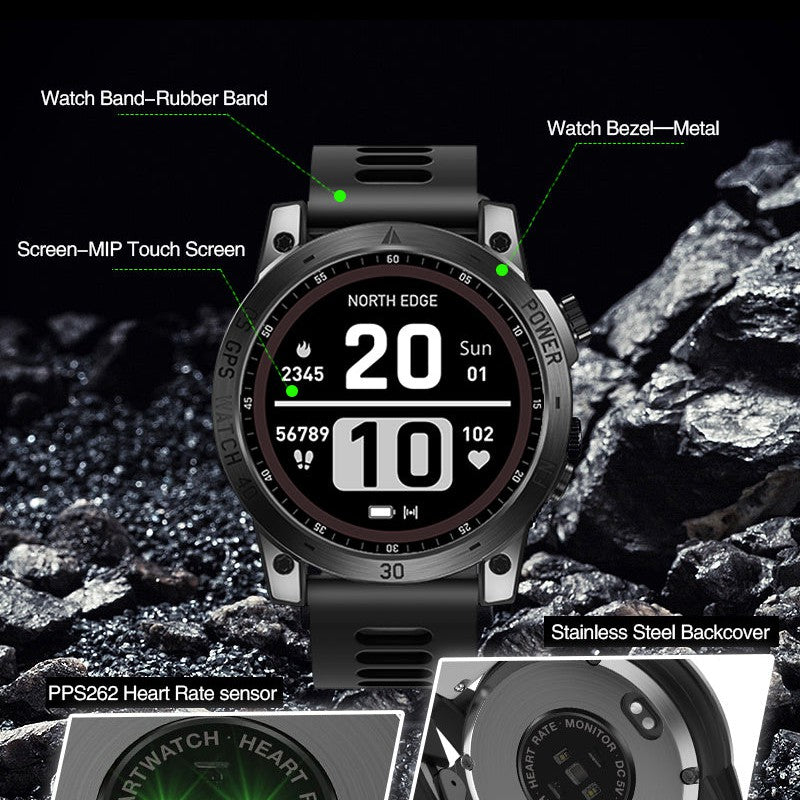 NORTH EDGE Tactical Cross Fit 3 GPS Smart Watch image 11