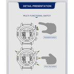 NORTH EDGE Tactical Aqua Scuba Dive Watch White image 12