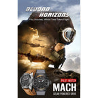 NORTH EDGE Tactical MACH Solar Drive Leather Watch image 8