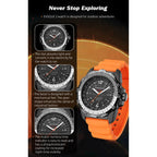 NORTH EDGE Tactical Evoque 2 Solar Drive Watch Orange image 8