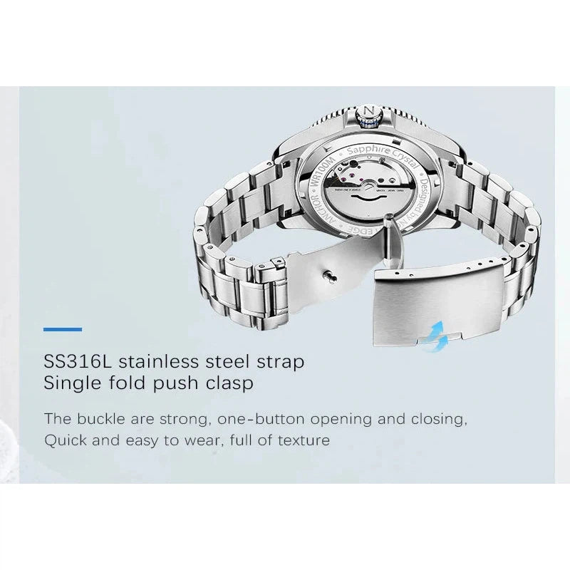 NORTH EDGE Tactical Anchor 100m Automatic Watch image 12