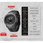 NORTH EDGE Tactical Mars 3 Watch Carbon Fibre image 4