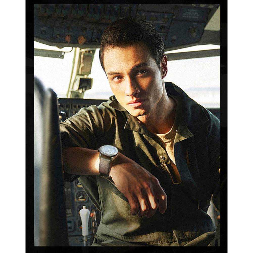 NORTH EDGE Tactical MACH Solar Drive Leather Watch image 7