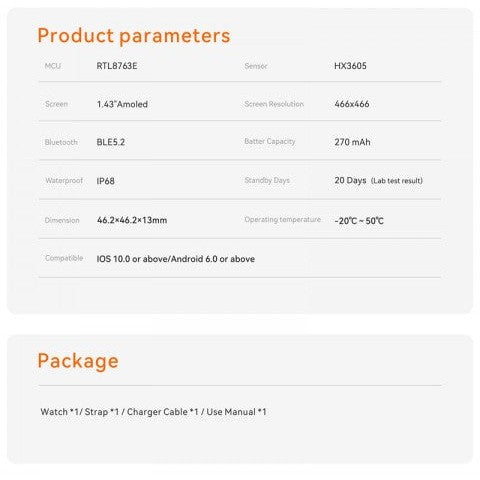 NORTH EDGE Health Sport Smart Watch image 7