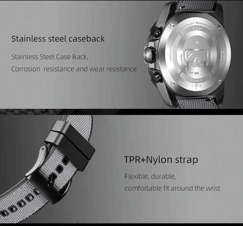 NORTH EDGE Tactical BLAZE Solar Powered Watch image 6