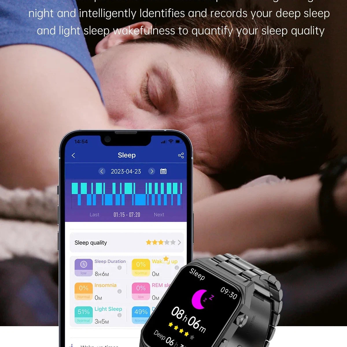 NORTH EDGE Health Plus Glucose Heart Smart Watch image 19