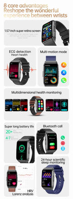 NORTH EDGE Micro Physical ECG Glucose Smart Watch image 6