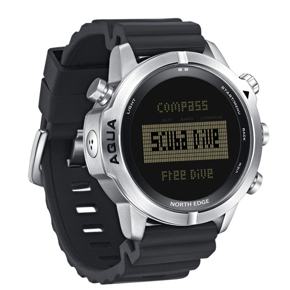 NORTH EDGE Tactical Aqua Scuba Dive Watch Black image 2