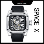 NORTH EDGE Tactical Space-X Automatic Watch Silver / Black image 9