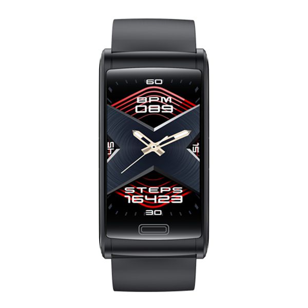 NORTH EDGE intelli SLIM Advance Bracelet Smart Watch Glucose ECG - Black image