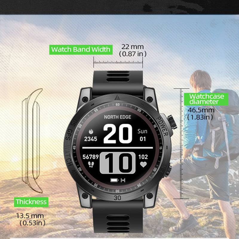 NORTH EDGE Tactical Cross Fit 3 GPS Smart Watch image 13