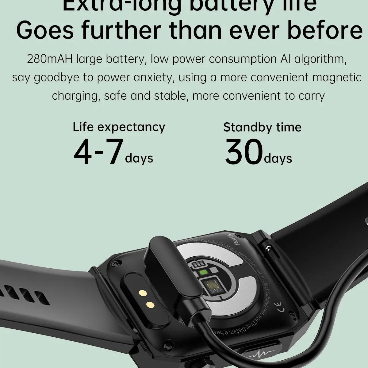 NORTH EDGE Health Plus Glucose Heart Smart Watch image 18