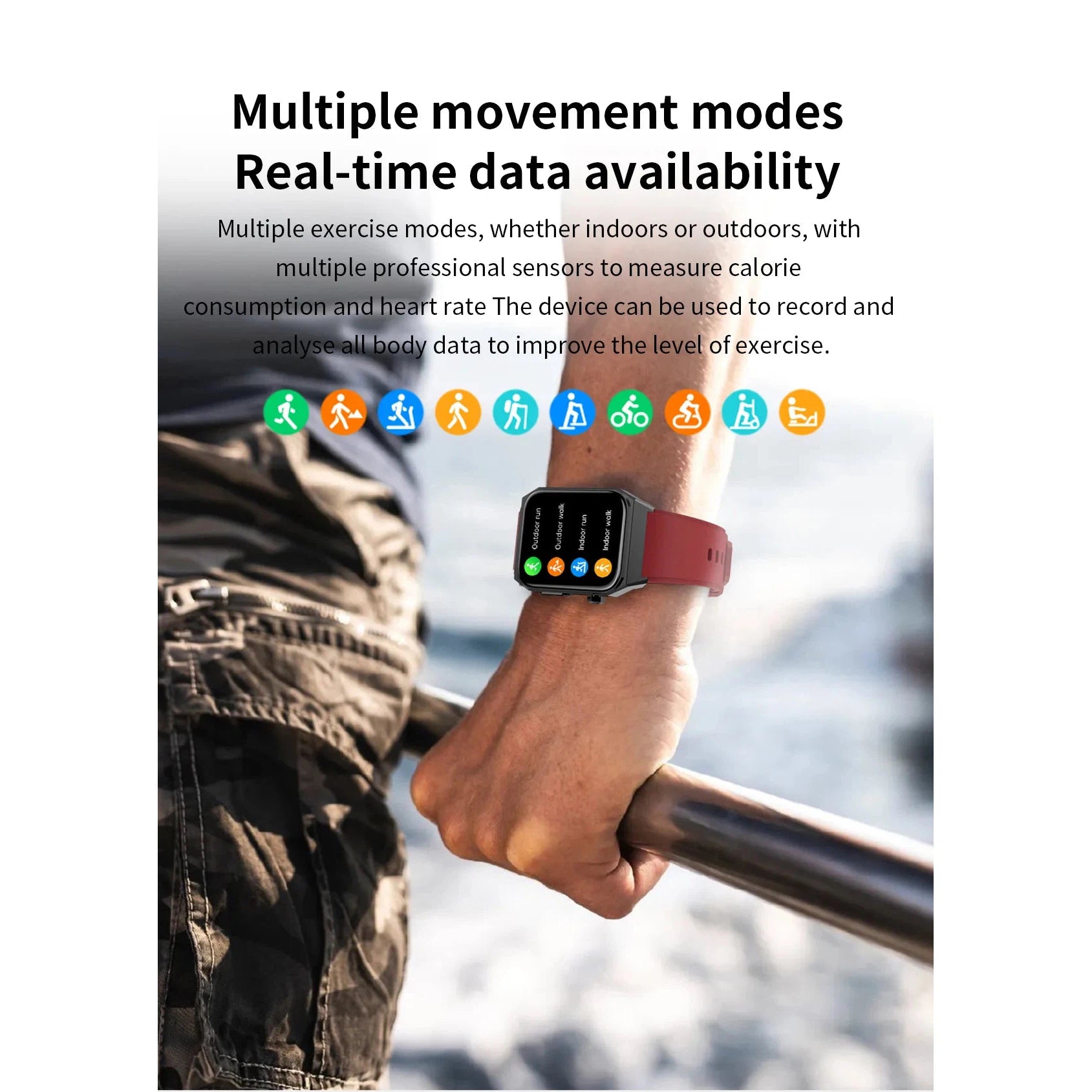 NORTH EDGE Health Plus Glucose Heart Smart Watch image 27