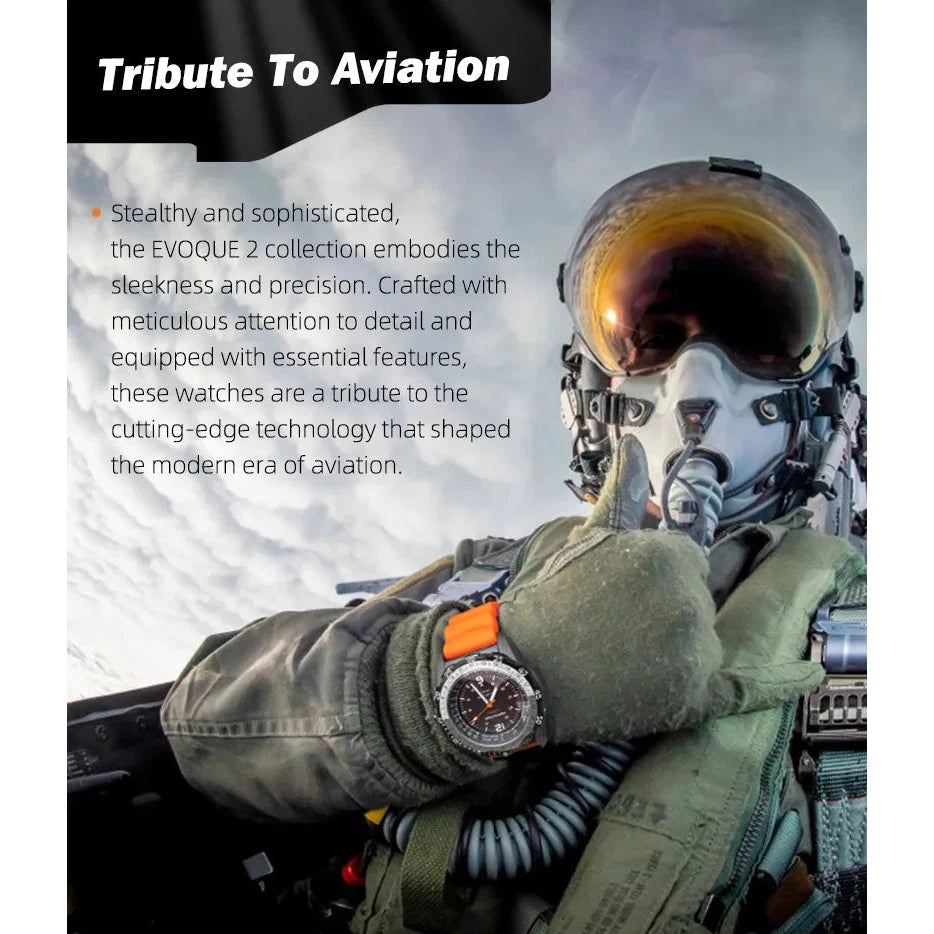 NORTH EDGE Tactical Evoque 2 Solar Drive Watch Black image 14