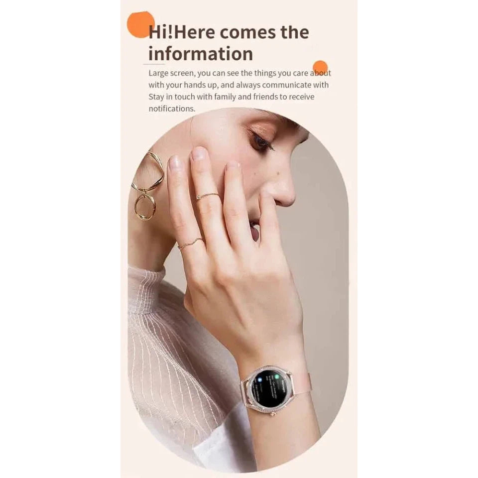 NORTH EDGE Women's Femme Zircon Bling Smart Watch image 12