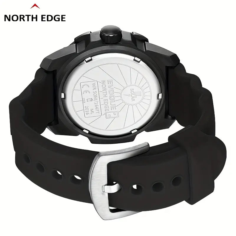 NORTH EDGE Tactical Evoque 2 Solar Drive Watch Black image 4