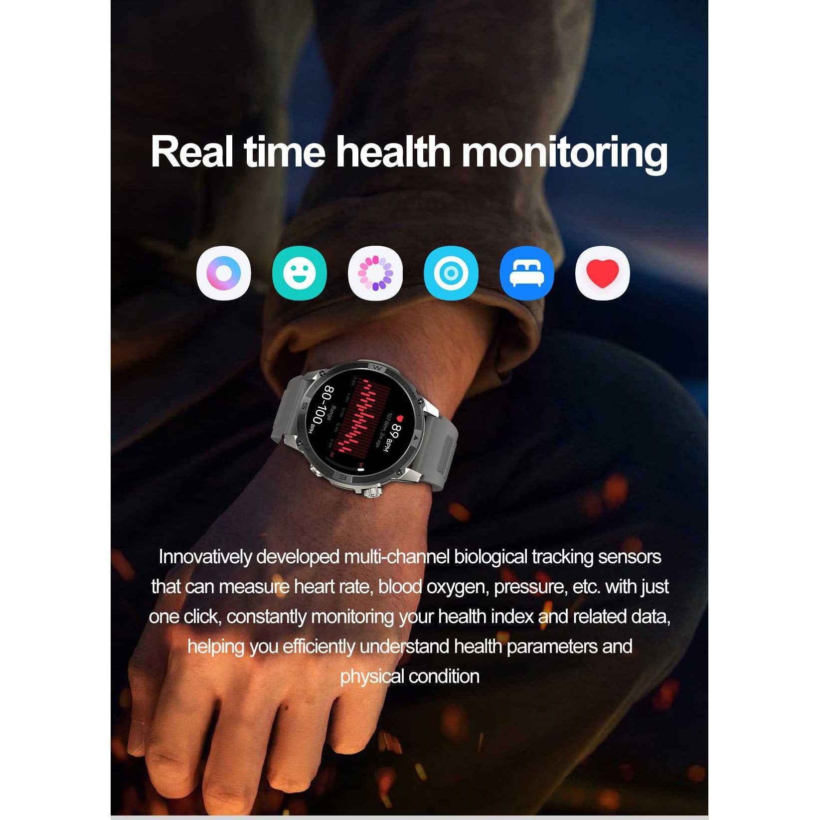 NORTH EDGE Tactical Battalion III GPS Smart Watch image 7
