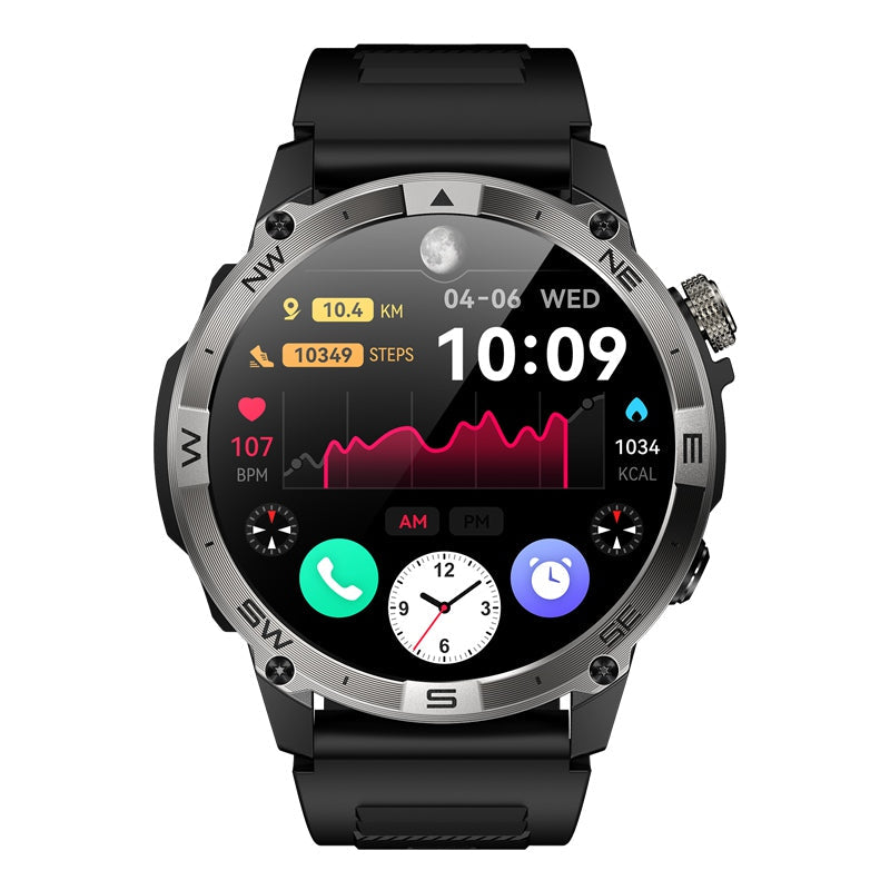NORTH EDGE Tactical Battalion III GPS Smart Watch - Black image